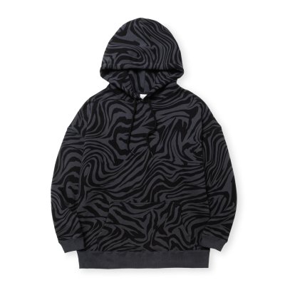 画像1: CALEE  ZEBRA PATTERN DROP PULLOVER HD