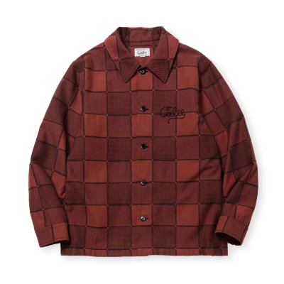 画像1: CALEE  BLOCK CHECK OVER SIZE SHIRT JACKET