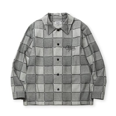 画像2: CALEE  BLOCK CHECK OVER SIZE SHIRT JACKET