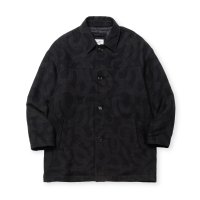 CALEE  JACQUARD HALF COAT ＜SNAKE PATTERN＞