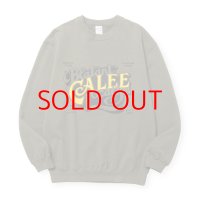  CALEE  CAL BL LOGO CREW NECK SW ＜NATURALLY PAINT DESIGN＞