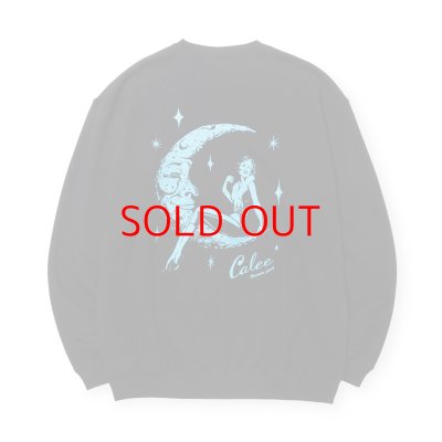 画像1: CALEE  SYNDICATE RETRO GIRL CREW NECK SW ＜NATURALLY PAINT DESIGN＞