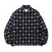 画像1: CALEE  BOX CHECK OVER SIZE COACH JACKET (1)