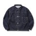 画像1: CALEE  WW II DENIM JACKET (1)