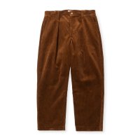 CALEE  8w COURDUROY TUCK WIDE SLACKS