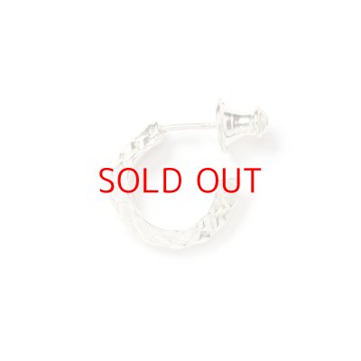 画像1: CALEE  SNAKE ROLL SILVER PIERCE ＜REGULAR＞ 
