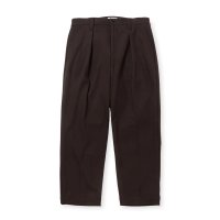 CALEE  THERMOLITE TWILL TUCK WIDE SLACKS