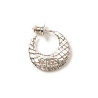 CALEE  MOON ROLL SNAKE SILVER PIERCE