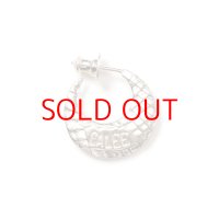 CALEE  MOON ROLL SNAKE SILVER PIERCE