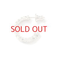 CALEE  SNAKE ROLL SILVER PIERCE ＜LARGE＞