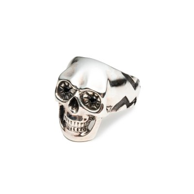 画像1: CALEE  × D.O.D LUCKY SKULL RING ＜ONYX＞