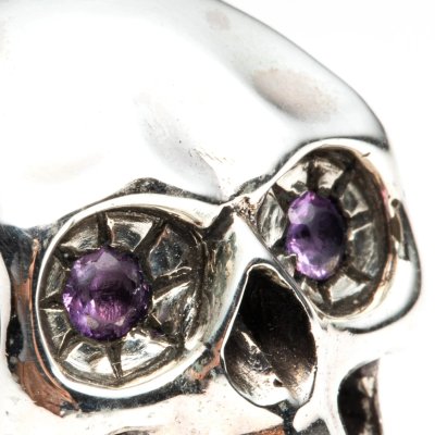 画像3: CALEE  × D.O.D LUCKY SKULL RING ＜AMETHYST＞