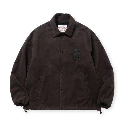 画像1: SALE 30%OFF  CALEE  C/S CAL NT LOGO OVER COACH JACKET