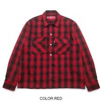 HIDE & SEEK  Wool Ombre Check L/S Jacket