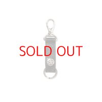 CALEE  SILVER STAR CONCHO LEATHER KEY RING