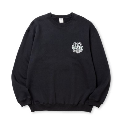 画像1: CALEE SNAKE LOGO CREW NECK SW