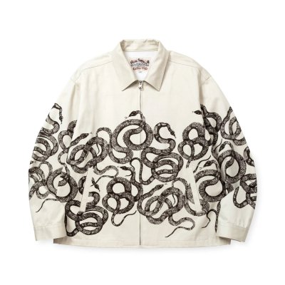 画像2: CALEE  WEST POINT SWING TOP ＜SNAKE PATTERN＞