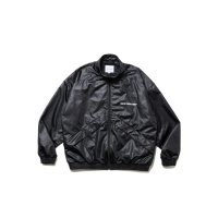 COOTIE  Damp Coated Satin Track Jacket