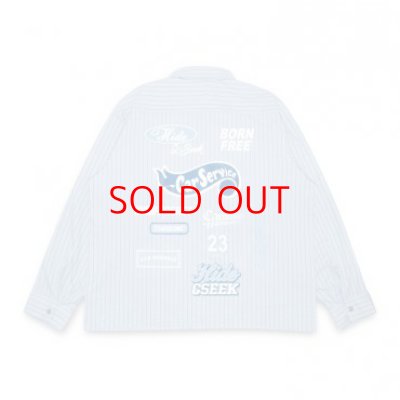 画像2: HIDE&SEEK × CarService Work L/S Shirt