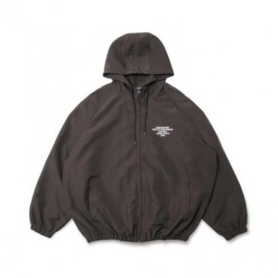 画像1: HIDE & SEEK  Nylon Zip Hooded Jacket