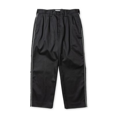 画像1: CALEE  SIDE LINE TUCK TROUSERS