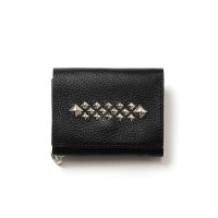 CALEE  STUDS LEATHER MULTI WALLET