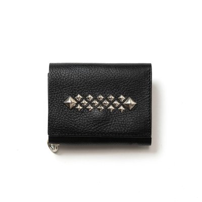 画像1: CALEE  STUDS LEATHER MULTI WALLET