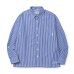 画像1: CALEE  STRIPE BOX L/S SH (1)