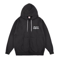 SD US Cotton Script Logo Zip Hood Sweat