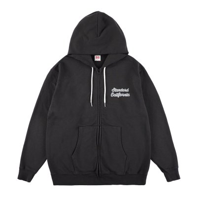 画像1: SD US Cotton Script Logo Zip Hood Sweat