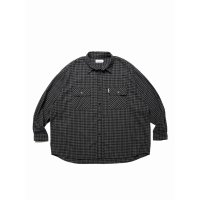 COOTIE  Amundsen Check Oversized L/S Shirts