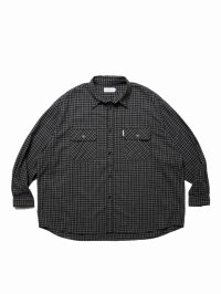 COOTIE  Amundsen Check Oversized L/S Shirts