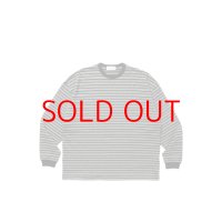 COOTIE  Jacquard Border L/S Tee