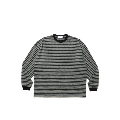 画像1: COOTIE  Jacquard Border L/S Tee