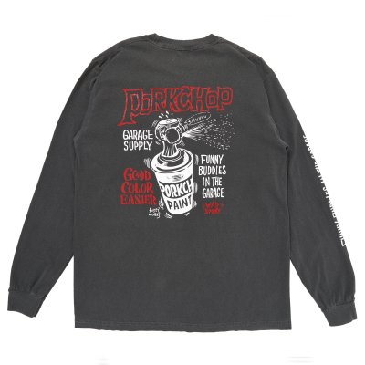 画像2: PORK CHOP  MAD SPRAY L/S TEE