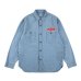 画像1: SD Stadium Logo Patch Chambray Shirt (1)