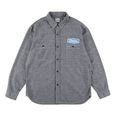 画像2: SD Stadium Logo Patch Chambray Shirt