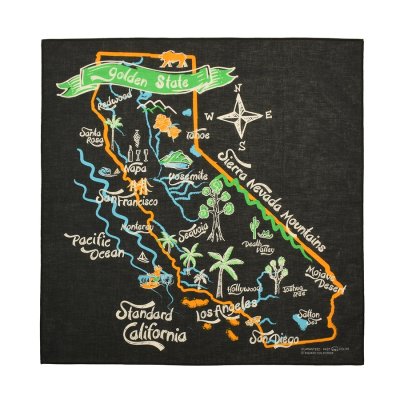 画像1: SD Cal Map Bandana