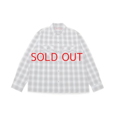 画像1: HIDE & SEEK  Ombre Check L/S Shirt