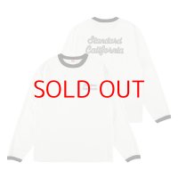 SD US Cotton Script Logo Ringer Long Sleeve T