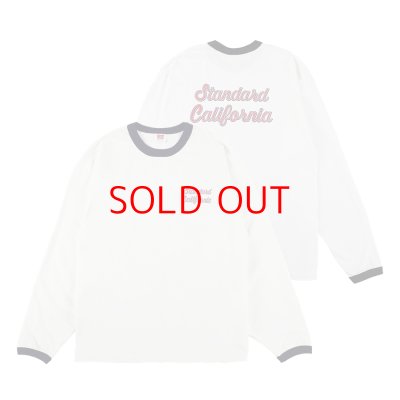 画像2: SD US Cotton Script Logo Ringer Long Sleeve T