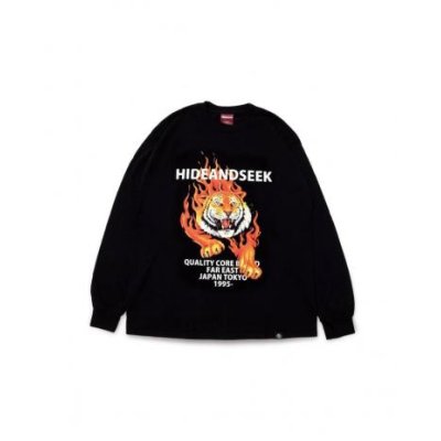 画像1: HIDE&SEEK  Tiger L/S Tee(Front)