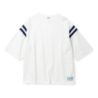 CALEE  VINTAGE TYPE RIB FOOT BALL TEE