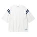 画像1: CALEE  VINTAGE TYPE RIB FOOT BALL TEE (1)