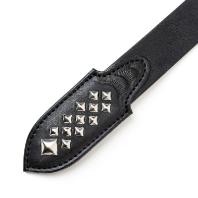 画像3: CALEE  STUDS LEATHER NARROW BELT ＜TYPE B＞