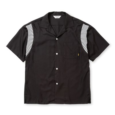 画像1: CALEE  VINTAGE TYPE RIB BOWLING SH