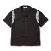 画像1: CALEE  VINTAGE TYPE RIB BOWLING SH (1)