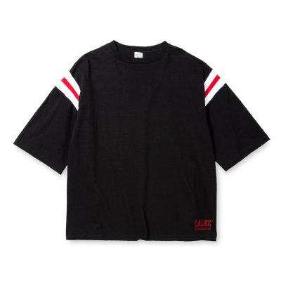 画像2: CALEE  VINTAGE TYPE RIB FOOT BALL TEE