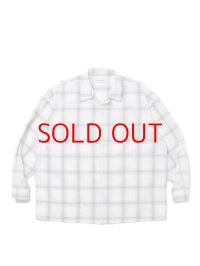COOTIE  T/C Sucker Ombre Check L/S Shirt