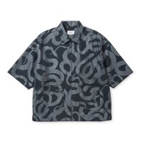 CALEE  DOTAIR®︎ SNAKE PATTERN ZIP SH ＜REFLECTOR＞